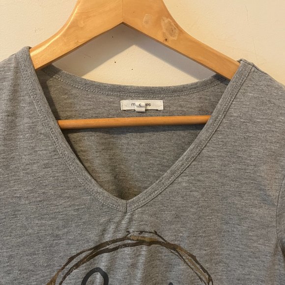 MAURICES | Women's 'Simply Blessed' Shirt Grey Size Small - Picture 4 of 9